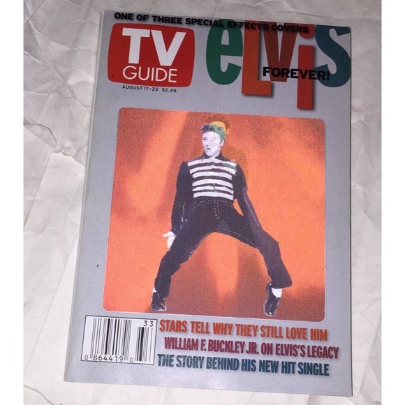 Elvis Presley Vintage 2002 TV Guide Paperback Book - Picture 1 of 7